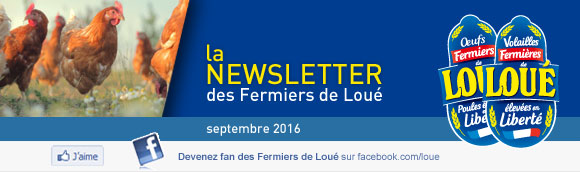 La Newsletter des Fermiers de Loué - Septembre 2016