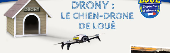 Drony : le chien-drone de Loué