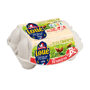 Oeufs fermiers de Loué Label Rouge IGP Loué - Boîte x6