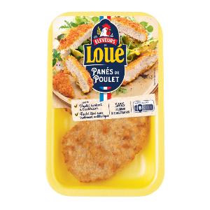 Panés de poulet de Loué