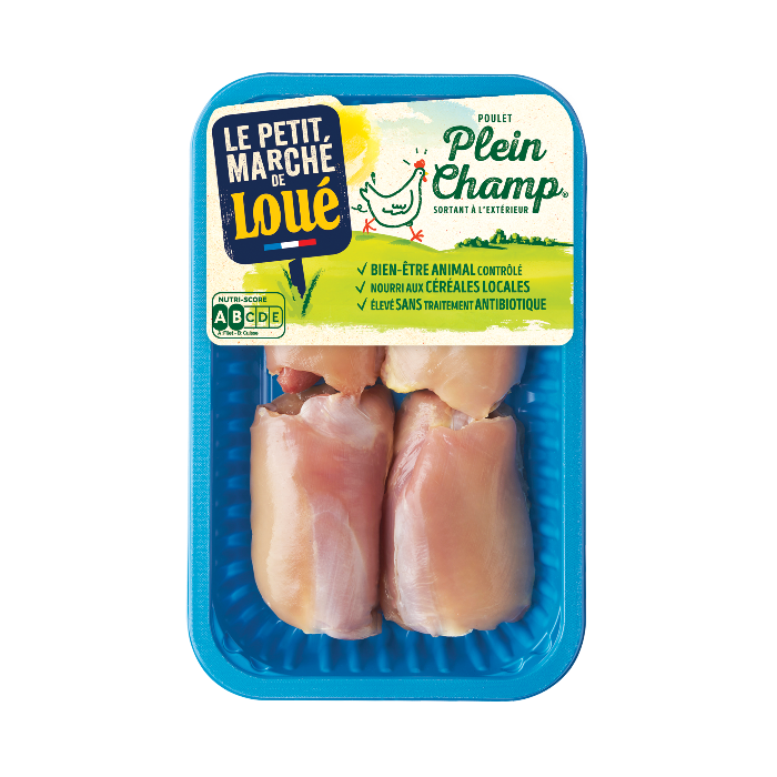 Escalopes de cuisses de poulet Plein Champ® Escalopes de cuisses de poulet Plein Champ®