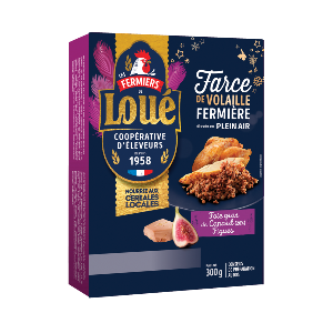 Farce de volaille fermière de Loué au Foie Gras et figues