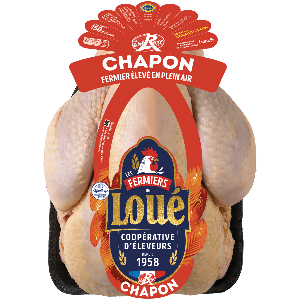 Chapon blanc de Loué Label Rouge IGP Maine
