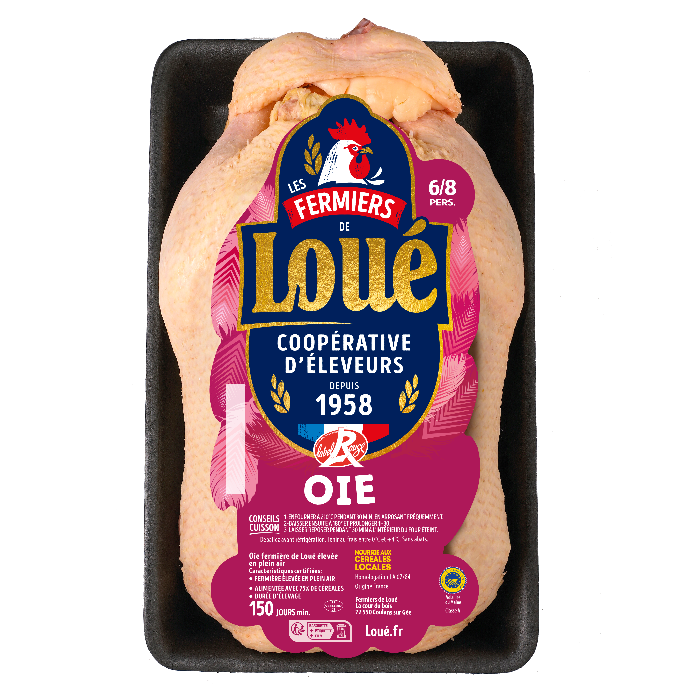 Oie fermière de Loué Label Rouge IGP Maine