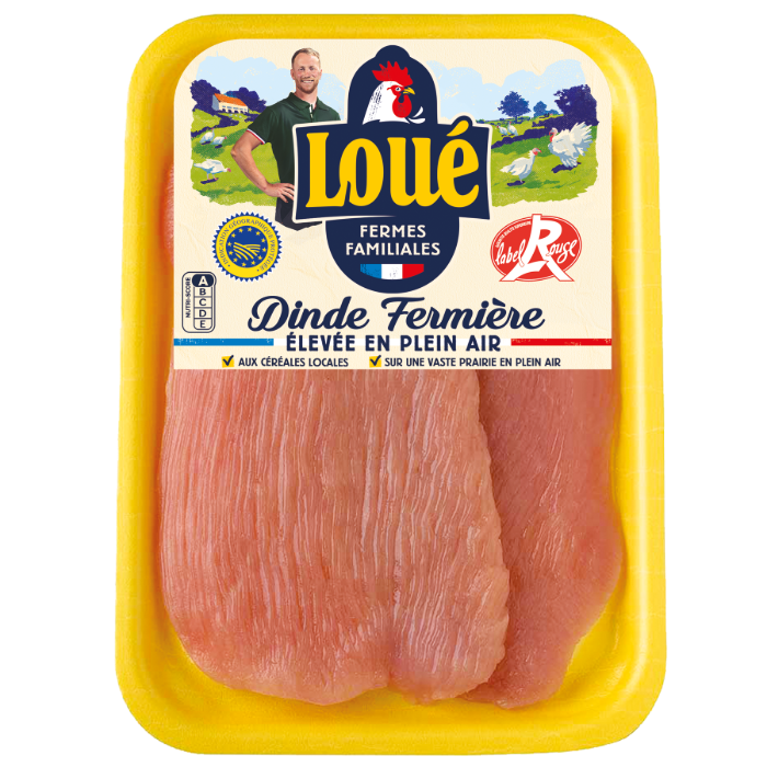 La généreuse tranche de dinde de Loué Label Rouge IGP Maine