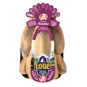 Chapon de pintade de Loué Label Rouge IGP Maine