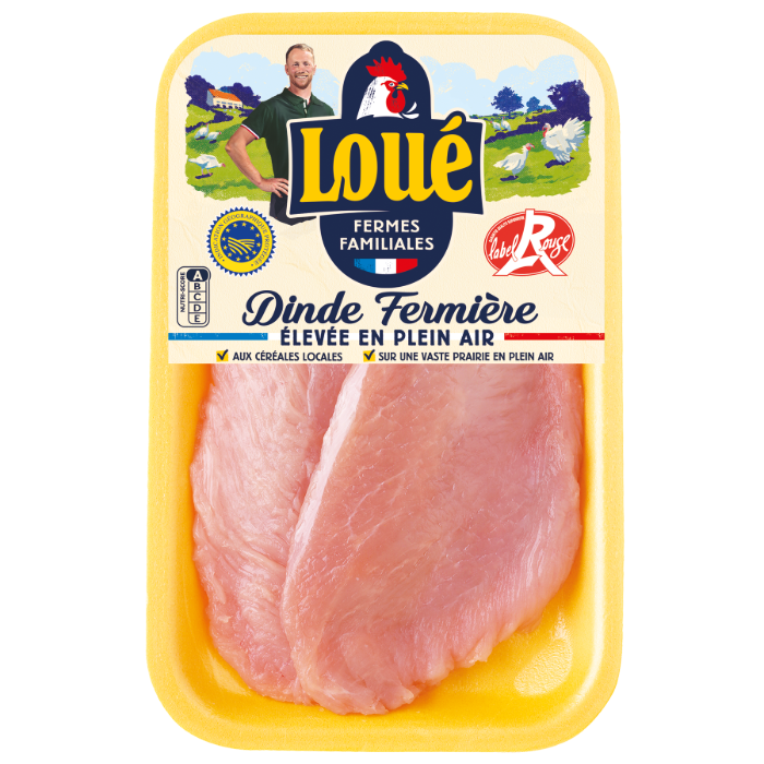 Escalopes de dinde de Loué Label Rouge IGP Maine