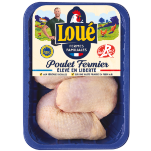 Cuisses de poulet de Loué Label Rouge IGP Maine