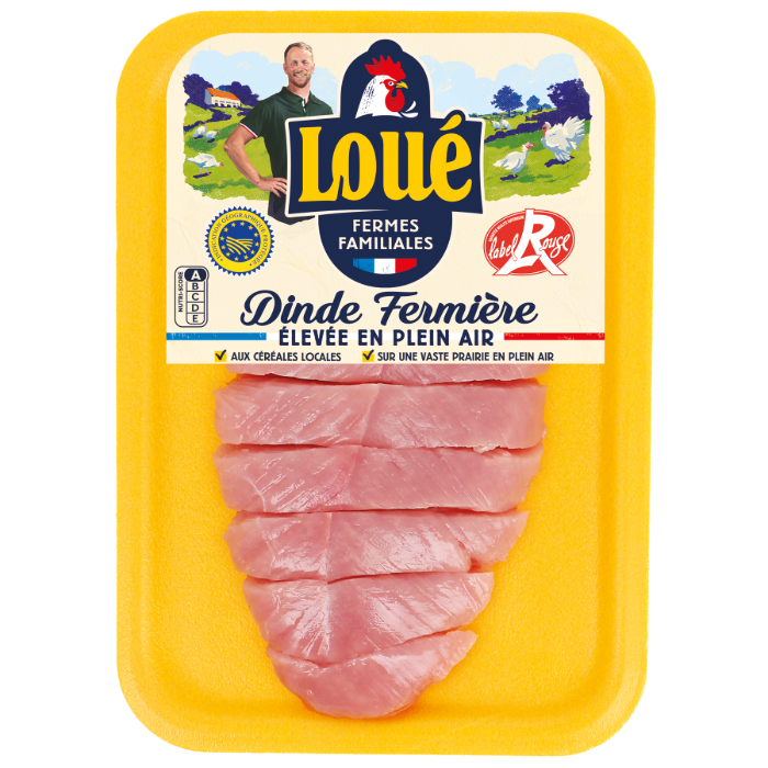 Juste à poêler de filet mignon de dinde de Loué Label Rouge IGP Maine