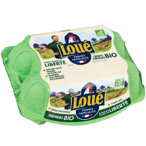 Oeufs fermiers de Loué Bio IGP Loué