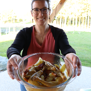 Cuisses de poulet de Loué aux abricots secs