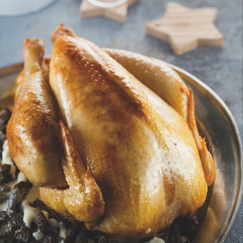 https://www.loue.fr/Chapon fermier de Loué aux morilles - Noël