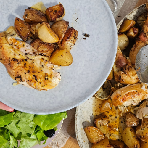 https://www.loue.fr/Poulet rôti au thym et citron vert, recette familiale