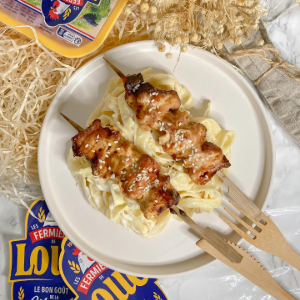 Recette de brochettes de dinde épicées et gourmandes