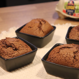 Gâteau au cœur coulant chocolat : cuisson au AirFryer